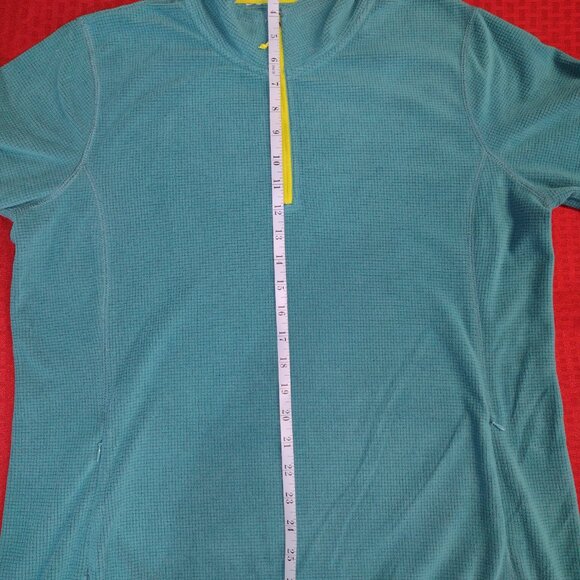 Women’s Turquoise Orvis ¼ Zip Pullover – Style #2H84– Size Large - Picture 11 of 15